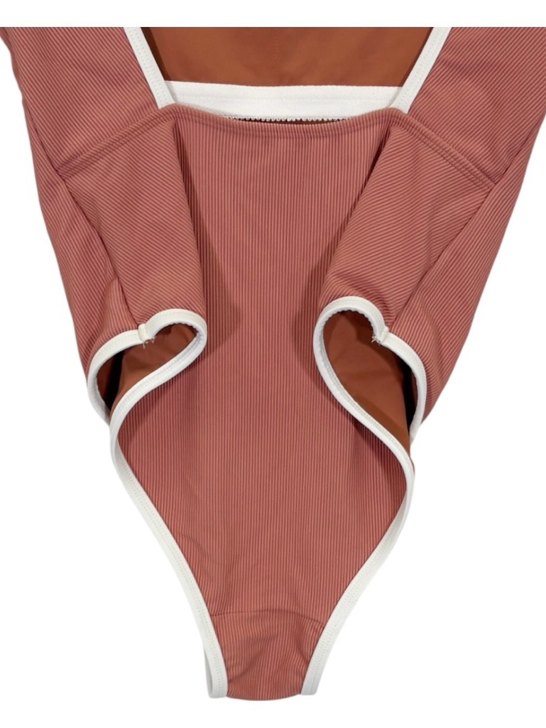 Lainsnow Ocean Isle Ribbed One Piece Swimsuit Size Medium — image 7 of 8